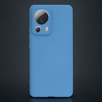 Xiaomi Mi 13 Lite Kılıf Nano İçi Kadife Silikon - Mavi