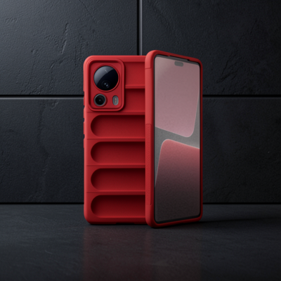 Xiaomi Mi 13 Lite Kılıf Optimum Silikon - Kırmızı