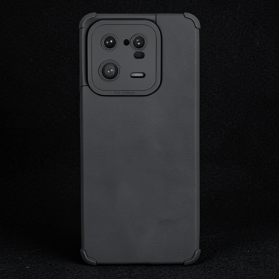 Xiaomi Mi 13 Pro Kılıf Loop Deri Silikon - Siyah