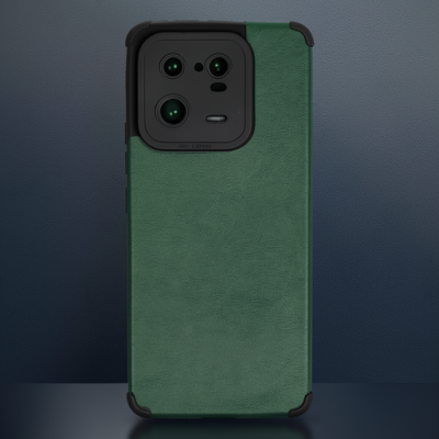 Xiaomi Mi 13 Pro Kılıf Loop Deri Silikon - Yeşil