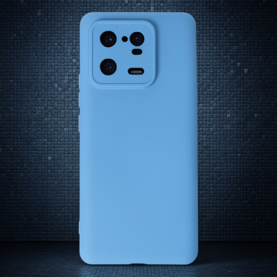Xiaomi Mi 13 Pro Kılıf Nano İçi Kadife Silikon - Mavi
