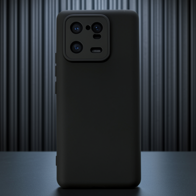 Xiaomi Mi 13 Pro Kılıf Nano İçi Kadife Silikon - Siyah