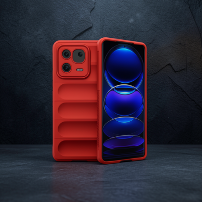 Xiaomi Mi 13 Pro Kılıf Optimum Silikon - Kırmızı