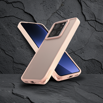 Xiaomi Mi 13t Kılıf Elegant Kapak - Pudra