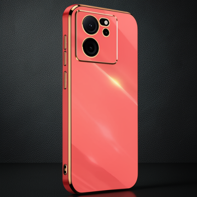 Xiaomi Mi 13t Pro Kılıf Volet Silikon - Kırmızı