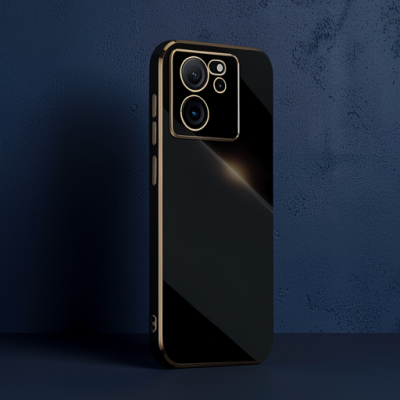 Xiaomi Mi 13t Pro Kılıf Volet Silikon - Siyah