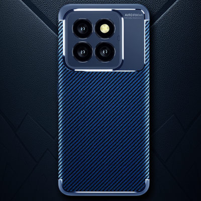 Xiaomi Mi 14t Pro Kılıf Auto Focus Karbon Kapak - Lacivert