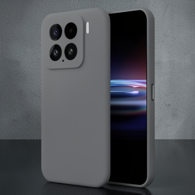 Xiaomi Mi 15 Pro Kılıf Nano İçi Kadife Silikon - Gri