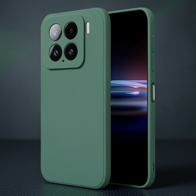 Xiaomi Mi 15 Pro Kılıf Nano İçi Kadife Silikon - Koyu Yeşil