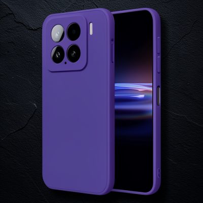Xiaomi Mi 15 Pro Kılıf Nano İçi Kadife Silikon - Mor