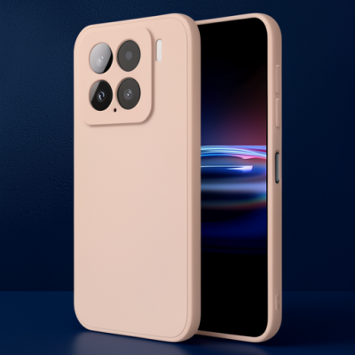 Xiaomi Mi 15 Pro Kılıf Nano İçi Kadife Silikon - Pudra