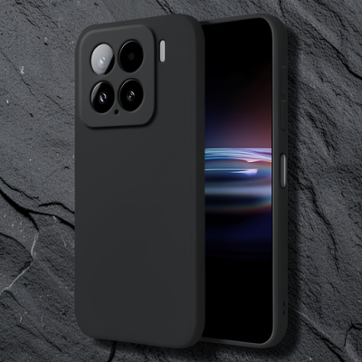 Xiaomi Mi 15 Pro Kılıf Nano İçi Kadife Silikon - Siyah