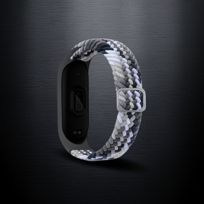 Xiaomi Mi Band 4 Kordon - Gri-siyah