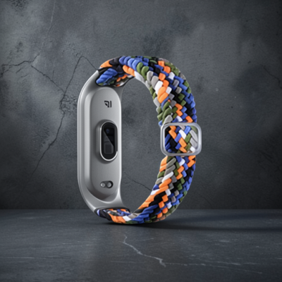 Xiaomi Mi Band 4 Kordon - Gri-turuncu