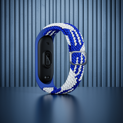 Xiaomi Mi Band 4 Kordon - Mavi-beyaz