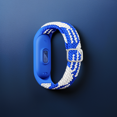 Xiaomi Mi Band 6 Kordon - Mavi-beyaz