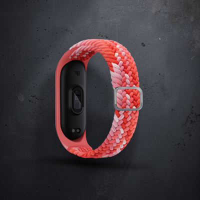 Xiaomi Mi Band 6 Kordon - Pembe-kırmızı