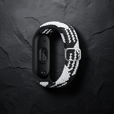 Xiaomi Mi Band 6 Kordon - Siyah-beyaz
