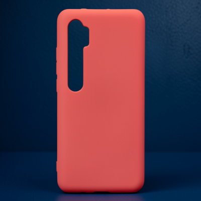 Xiaomi Mi Note 10 Lite Kılıf Nano İçi Kadife Silikon - Kiremit