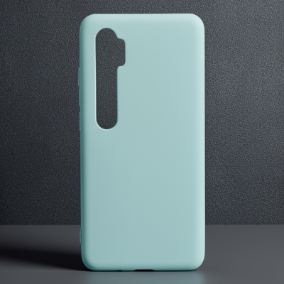 Xiaomi Mi Note 10 Lite Kılıf Nano İçi Kadife Silikon - Turkuaz