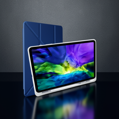 Xiaomi Mi Pad 5 11 Kılıf Kalemlikli Mars Tablet Kılıfı - Lacivert