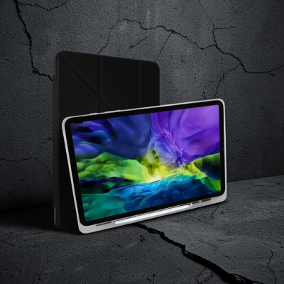 Xiaomi Mi Pad 5 11 Kılıf Kalemlikli Mars Tablet Kılıfı - Siyah