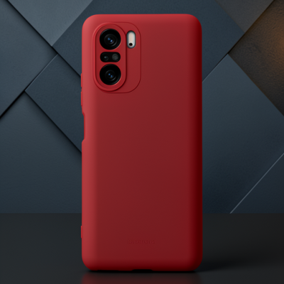 Xiaomi Poco F3 Kılıf First Silikon - Gold