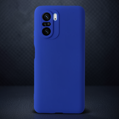 Xiaomi Poco F3 Kılıf First Silikon - Lacivert