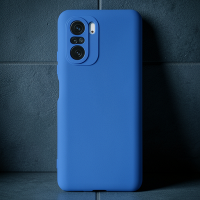 Xiaomi Poco F3 Kılıf First Silikon - Mavi
