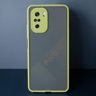 Xiaomi Poco F3 Kılıf Montreal Silikon Kapak - Açık Yeşil