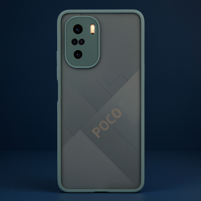 Xiaomi Poco F3 Kılıf Montreal Silikon Kapak - Yeşil