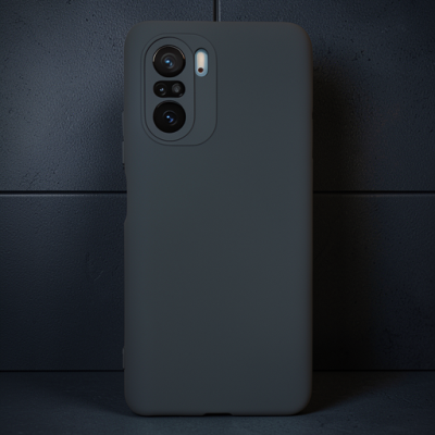 Xiaomi Poco F3 Kılıf Nano İçi Kadife Silikon - Koyu Yeşil