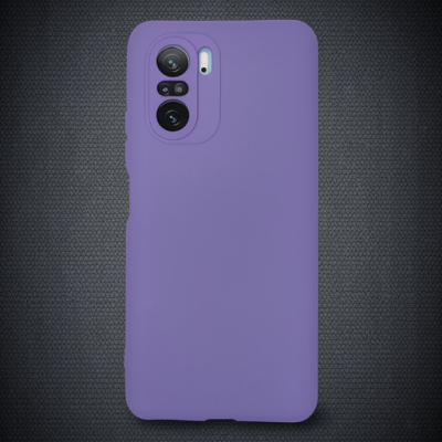 Xiaomi Poco F3 Kılıf Nano İçi Kadife Silikon - Mor