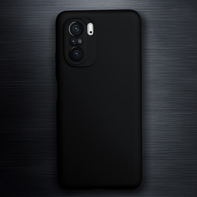 Xiaomi Poco F3 Kılıf Nano İçi Kadife Silikon - Siyah