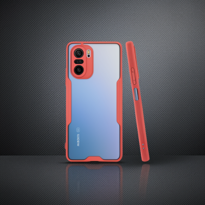 Xiaomi Poco F3 Kılıf Platin Silikon - Pembe