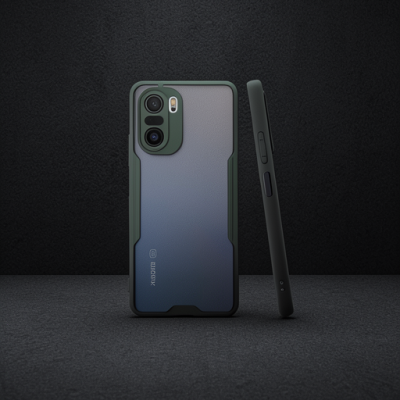Xiaomi Poco F3 Kılıf Platin Silikon - Yeşil