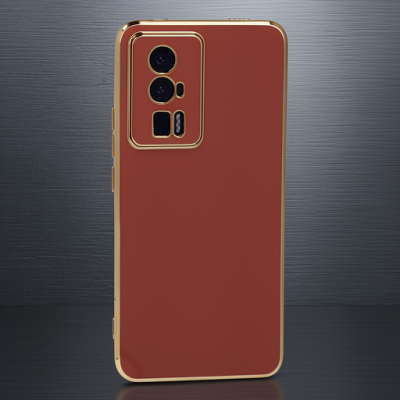 Xiaomi Poco F5 Pro Kılıf Volet Silikon - Kırmızı