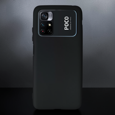 Xiaomi Poco M4 Pro 4g Kılıf First Silikon - Siyah