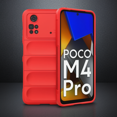 Xiaomi Poco M4 Pro 4g Kılıf Optimum Silikon - Kırmızı