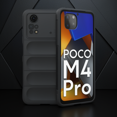 Xiaomi Poco M4 Pro 4g Kılıf Optimum Silikon - Siyah