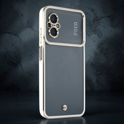Xiaomi Poco M5 Kılıf Liva Lens Silikon - Beyaz