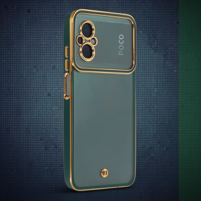 Xiaomi Poco M5 Kılıf Liva Lens Silikon - Yeşil
