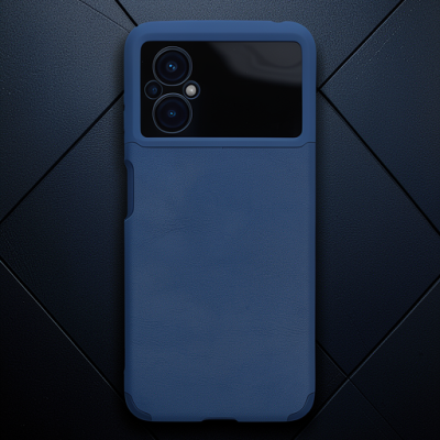 Xiaomi Poco M5 Kılıf Loop Deri Silikon - Lacivert