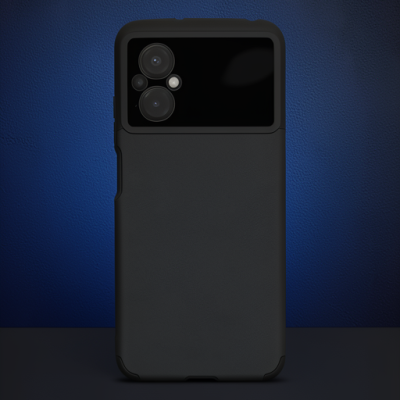 Xiaomi Poco M5 Kılıf Loop Deri Silikon - Siyah