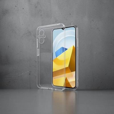 Xiaomi Poco M5 Kılıf Lüx Şeffaf Silikon