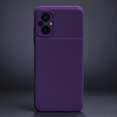 Xiaomi Poco M5 Kılıf Nano İçi Kadife Silikon - Mor