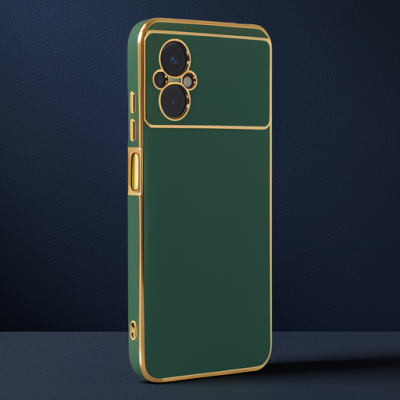 Xiaomi Poco M5 Kılıf Volet Silikon - Açık Yeşil