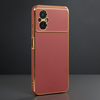 Xiaomi Poco M5 Kılıf Volet Silikon - Kırmızı