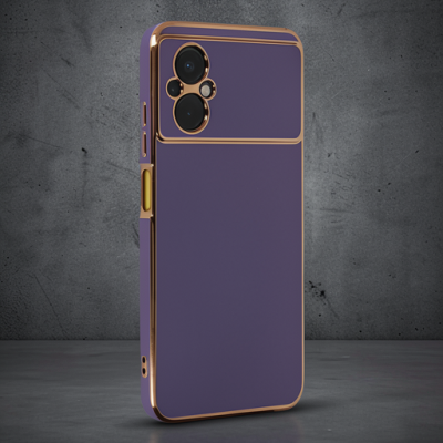 Xiaomi Poco M5 Kılıf Volet Silikon - Mor
