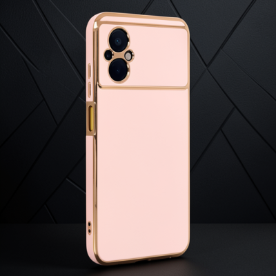 Xiaomi Poco M5 Kılıf Volet Silikon - Pembe